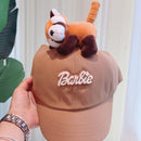 Cute Plush - Decorated Baseball Cap(khaki)-1
