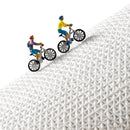 Premium Bath Mat with 8X Water Absorption & Non-Slip Base(Footprints by the seaside)-2