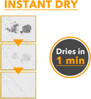 Instant Dry Stone Dish Drying Mat with Bamboo Rack - 2 Ways to Use, Quick Absorbent & Stylish(marble)-5