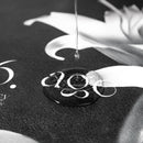 Elegant Floral Print Absorbent Floor Mat - Quick Dry, Non-Slip, Easy Clean Bathroom & Entryway Rug(Water lilies on white background)-2