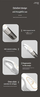 Cordless 2-in-1 Handheld & Stick Vacuum Cleaner with Detachable Water Tank & Dust Mite Remover(black)-7