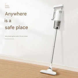 Cordless 2-in-1 Handheld & Stick Vacuum Cleaner - Powerful Suction, Washable Filter, Multi-Tool Kit(White) - 0