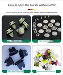 Professional 5-Piece Automotive Trim & Clip Removal Tool Set - High-Carbon Steel Pry Tools(black and green)-2