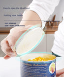 2pc Multifunctional Safe-Cut Can Opener - Smooth Edge, Ergonomic Handle(black)-6