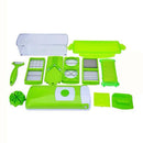 Multi-Functional Vegetable Chopper & Slicer Set - Dicer, Grater with Food Container & Peeler(green)-5