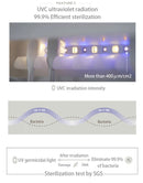 Smart UVC Toothbrush Sterilizer & Holder with Heat Drying, Radar Sensor Night Light(white)-6