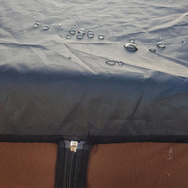 Portable Outdoor Chair Cover with Mosquito Net & Sun Canopy - UV & Water-Resistant Shelter for Camping & Fishing(black 205*125*205CM)(not including stand) - 0