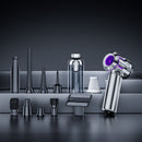 Silver and Purple 4-in-1 Cordless Handheld Vacuum Cleaner - Powerful 16KPa Suction with Brushless Motor, Blower & Air Pump-8