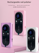 Pink Professional Rechargeable Nail Drill Machine - 45000RPM Portable E-File Kit for Acrylic, Gel, Polishing & Manicure-2