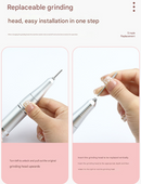 Pink Professional Rechargeable Nail Drill Machine - 45000RPM Portable E-File Kit for Acrylic, Gel, Polishing & Manicure-7
