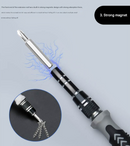 Blue and Black Professional 115-in-1 Precision Screwdriver Set - Magnetic Repair Tool Kit for PC, Laptop, Phone & Electronics-4