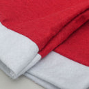 Red Festive Santa Hat Dining Chair Covers - Set of 8 for Holiday Party Decoration-6