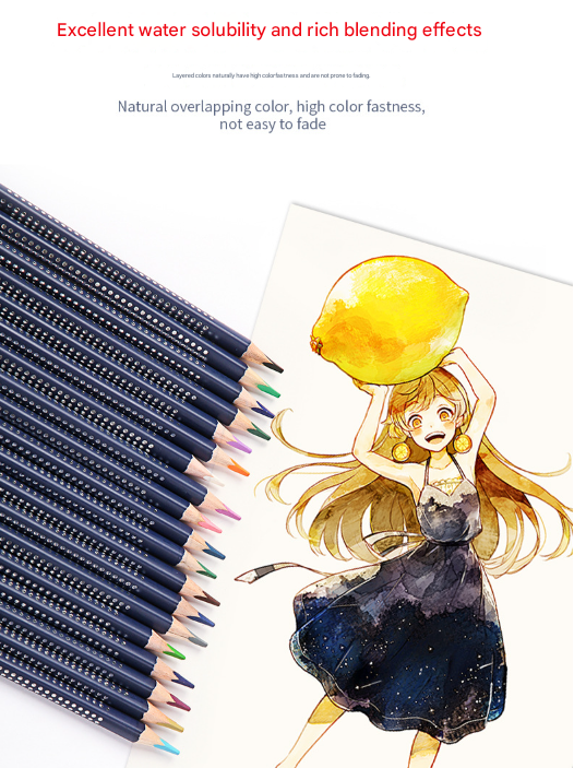 Giorgione Artist Watercolour Pencils 72-Color Set - Premium Water Soluble Colored Pencils for Art & Drawing with Tin Case