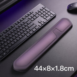 Purple Comfortable Memory Foam Wrist Rest Set – Ergonomic Mouse Pad & Keyboard Hand Support for Office and Home Use - 0