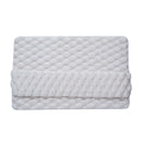 Luxury Plush Memory Foam Bath Mat with Foot Drying Panel - Super Absorbent & Non-Slip Bathroom Rug(Checkered beige)-5