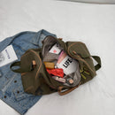 Large Capacity Canvas Travel Duffel Bag with Doodle Print - Weekend & Gym Tote(black)-7