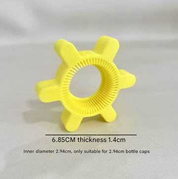 20-Pack Yellow Easy Twist Bottle Cap Opener - Ergonomic Grip for Soda & Drinks - 0