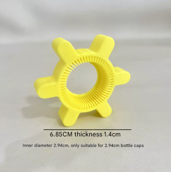 20-Pack Yellow Easy Twist Bottle Cap Opener - Ergonomic Grip for Soda & Drinks - 0
