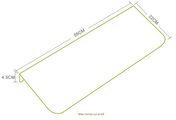 3-Pack Brown Non-Slip Luminous Stair Treads - Self-Adhesive Pet Paw Print Stair Mats 55x22x4.5cm