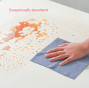 Grey 4-Roll Pack, 80 Sheets Reusable Tear-Off Microfiber Cleaning Cloths - Non-Stick Oil & Absorbent Kitchen Wipes-2