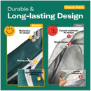 S Black Durable & Expandable Travel Packing Cube - Tear-Resistant & Water-Repellent Clothing Organizer with Double Zippers-4