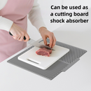 2PC Grey Multi-Use Drain Mat (51x43 cm) – Non-Slip Heat Protection for Dish Drying & Prep-4