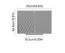 2PC Grey Multi-Use Drain Mat (37x27 cm) – Non-Slip Heat Protection for Dish Drying & Prep-5