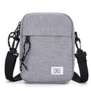 Light Grey Mini Streetwear Oxford Cloth Crossbody Bag - Ultra-Light (200g) Fashion Sling Pack, Fits 8-inch Tablet-1