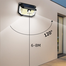 2-Pack Solar Motion Sensor Wall Light(230-Bead LED) -  3 Lighting Modes, IP64 Waterproof, Three-Sided Wide-Angle Lighting for Outdoor Security and Garden Lighting-6