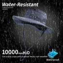 2-Pack Green Men's Adjustable Sun Protection Hat - Wide Brim, Deep Crown, Quick Dry Breathable Sun Cap with Neck Flap for Hiking & Outdoors-3