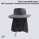 2-Pack Dark Blue Men's Adjustable Sun Protection Hat - Wide Brim, Deep Crown, Quick Dry Breathable Sun Cap with Neck Flap for Hiking & Outdoors-4