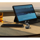 Silver gyroscope and silver beads Kinetic Levitating Desk Toy - Silent Spinning Floating Gyroscope for Stress Relief & Office Decor-4