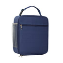 Blue Insulated Lunch Bag with Shoulder Strap - Portable & Large Capacity Thermal Bento Tote-1