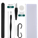 27 Piece Professional Pedicure Foot Care Kit Stainless Steel Callus Remover Heel Rasp and Manicure Set for Dead Skin Removal Home Salon Tools-6