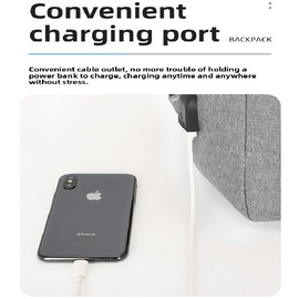 Black 3 Piece Mens Backpack Set with Sling Bag and Pouch USB Charging Port Large Capacity Laptop Daypack Water Resistant Business Travel School Bag - 0