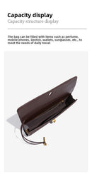 Retro Woven Baguette Handbag for Women Suede Texture PU Leather Shoulder Crossbody Bag Elegant Evening Clutch Black-8