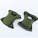 Waterproof Garden Knee Pads High Density EVA Foam Cushion for Weeding & Cleaning Adjustable Neoprene Straps Dark Green 1 Pair-7