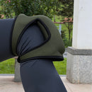 Waterproof Garden Knee Pads High Density EVA Foam Cushion for Weeding & Cleaning Adjustable Neoprene Straps Dark Purple 1 Pair-2