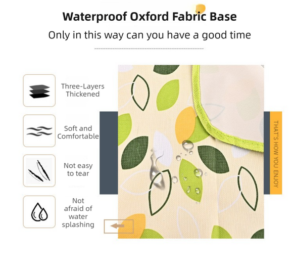 Red and White Plaid Foldable Waterproof & Moisture-Proof Picnic Blanket 150x100CM - 600D Three-Layer Composite Oxford Extra Large Mat for Beach & Camping