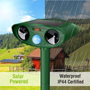 Model 704 Solar Powered Animal Repeller - High-Performance Ultrasonic & Optical Deterrent for Yard Protection-3