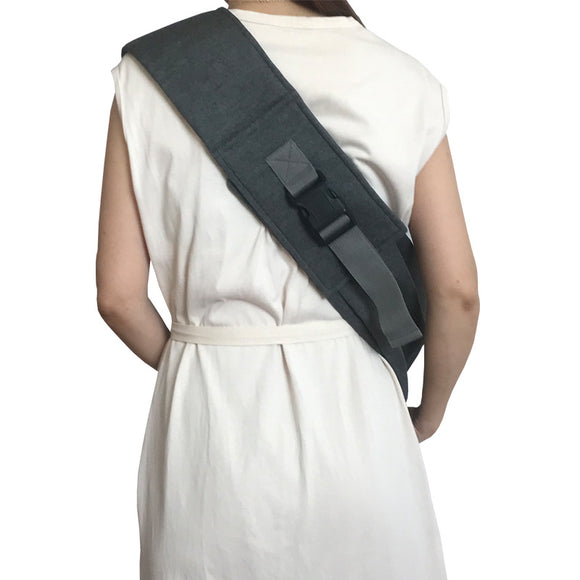 Light Grey Adjustable Pet Carrier Sling Bag - Comfortable Wide Shoulder Strap Crossbody Tote for Cats and Small Dogs (Up to 13 lbs)