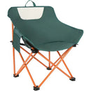 Green Outdoor Folding Camping Chair - Portable Lounge Chair, Lightweight Beach Chair, Fishing Stool, and Picnic Seat, Perfect for Outdoor Adventures-1