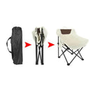 Green Outdoor Folding Camping Chair - Portable Lounge Chair, Lightweight Beach Chair, Fishing Stool, and Picnic Seat, Perfect for Outdoor Adventures-6