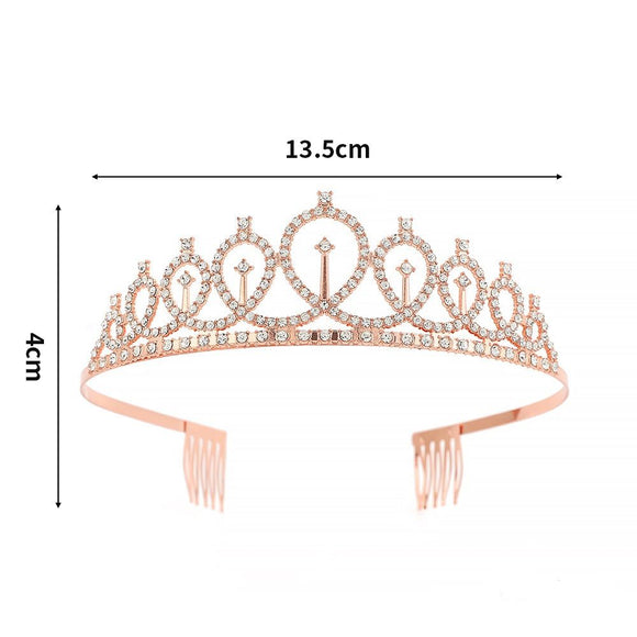 2-piece Golden and Silvery Birthday Girl Tiara and Sash Set - Elegant Rhinestone Alloy Crown with , Glitter "BIRTHDAY GIRL" Sash & Safety Pin - Perfect Princess Party Accessory for Women and Girls