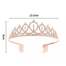 2-piece Silvery and Golden Birthday Girl Tiara and Sash Set - Elegant Rhinestone Alloy Crown with , Glitter "BIRTHDAY GIRL" Sash & Safety Pin - Perfect Princess Party Accessory for Women and Girls-4
