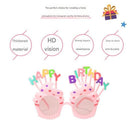 Blue Novelty Birthday Glasses - Fun Cake Design Party Props - Durable Plastic, Comfortable Fit, Unisex - Perfect for Kids and Adults Birthday Celebrations and Photo Booths-3