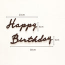 Felt Birthday Banner Set with Interchangeable Numbers 0-9 Pom Pom Garland Pennant Flags Happy Birthday Decoration-4