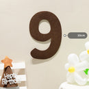 Felt Birthday Banner Set with Interchangeable Numbers 0-9 Pom Pom Garland Pennant Flags Happy Birthday Decoration-13