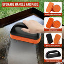 10-Piece BBQ Grill Cleaning Kit - Grill Scraper, 3 Cleaning Blocks & 4 Nylon Scouring Pads and 2 Ergonomic Handles for Flat Top Grills, Griddles and Outdoor Cooking Surfaces-4