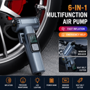 6-in-1 Portable Multifunctional Wireless Car Air Pump – Portable Smart Digital Tyre Inflator with Integrated Window Breaker, Seatbelt Cutter, Power Bank Function, and High-Bright LED SOS Emergency Light-2